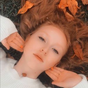 Pumpkin earring and pumpkin bracelet